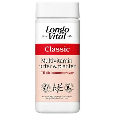 Se Longo Vital Classic 180 tabletter ❤ Kæmpe udvalg i KopK ❤ Hurtig levering: 1 - 2 Hverdage samt billig fragt - Varenummer: HG-51600 og barcode / Ean: '5702071501978 på lager - Udsalg på Orkla Care A/S > > Spar op til 51% - Over 1334 design mærker på udsalg