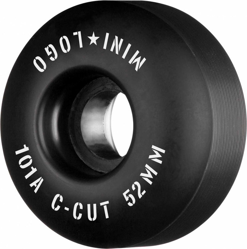 Se Mini Logo Skateboard Hjul C-cut 52mm 101A Black 4-pak 52mm ✔ Kæmpe udvalg i  Mini Logo ✔ Hurtig levering: 1 - 2 Hverdage samt billig fragt - Varenummer: JUCO-WSBCMLCC25201X4 og barcode / Ean: &