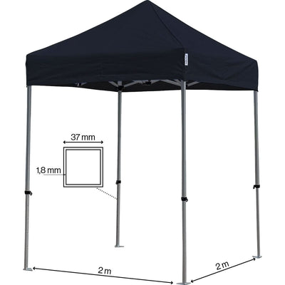 Se Foldetelt Komplet 2x2m Premium - Sort ✔ Kæmpe udvalg i  Zederkof ✔ Hurtig levering: 1 - 2 Hverdage samt billig fragt - Varenummer: ZDK-92096 og barcode / Ean:  på lager - Udsalg på Telte > FOLDETELTE > Premium Spar op til 57% - Over 1324 kendte brands på udsalg