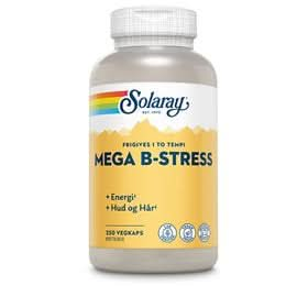 Se Solaray Mega B-Stress 250 kapsler ❤ Kæmpe udvalg i Solaray ❤ Hurtig levering: 1 - 2 Hverdage samt billig fragt - Varenummer: HG-7282 og barcode / Ean: '076280847697 på lager - Udsalg på Sundhed > B-vitamin > Multivitaminer Spar op til 56% - Over 1334 design mærker på udsalg