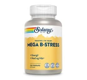 Se Solaray Mega B-Stress 120 kapsler ❤ Kæmpe udvalg i Solaray ❤ Hurtig levering: 1 - 2 Hverdage samt billig fragt - Varenummer: HG-9251 og barcode / Ean: '076280600629 på lager - Udsalg på Sundhed > B-vitamin > Multivitaminer Spar op til 54% - Over 1334 design mærker på udsalg