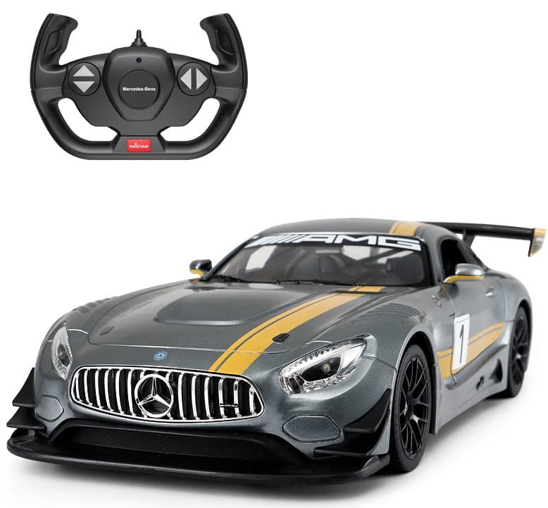 Se Mercedes-AMG GT3 Fjernstyret Bil 1:14 ✔ Kæmpe udvalg i Rastar ✔ Meget billig fragt og hurtig levering: 1 - 2 hverdage - Varenummer: MMA-14895 og barcode / Ean: &