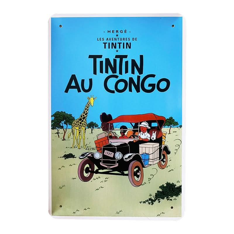 Se Metalskilt - TinTin Au Congo ✔ Kæmpe udvalg i  Satana ✔ Hurtig levering: 1 - 2 Hverdage samt billig fragt - Varenummer: STAA-209058 og barcode / Ean:  på lager - Udsalg på BOLIG > Metalskilte Spar op til 56% - Over 1354 kendte mærker på udsalg