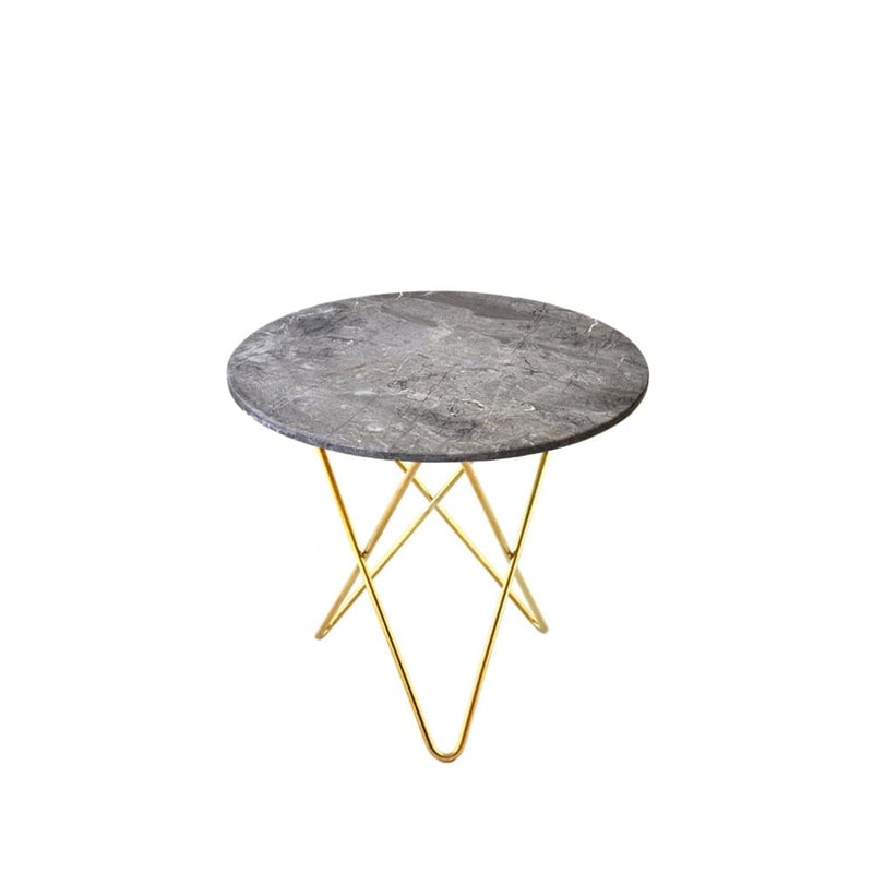 Se OX Denmarq Mini O Table sofabord Marmor grå, understel i messing ❤ Kæmpe udvalg i OX Denmarq ❤ Hurtig levering: 1 - 2 Hverdage samt billig fragt - Varenummer: NDN-527335-01 og barcode / Ean: &