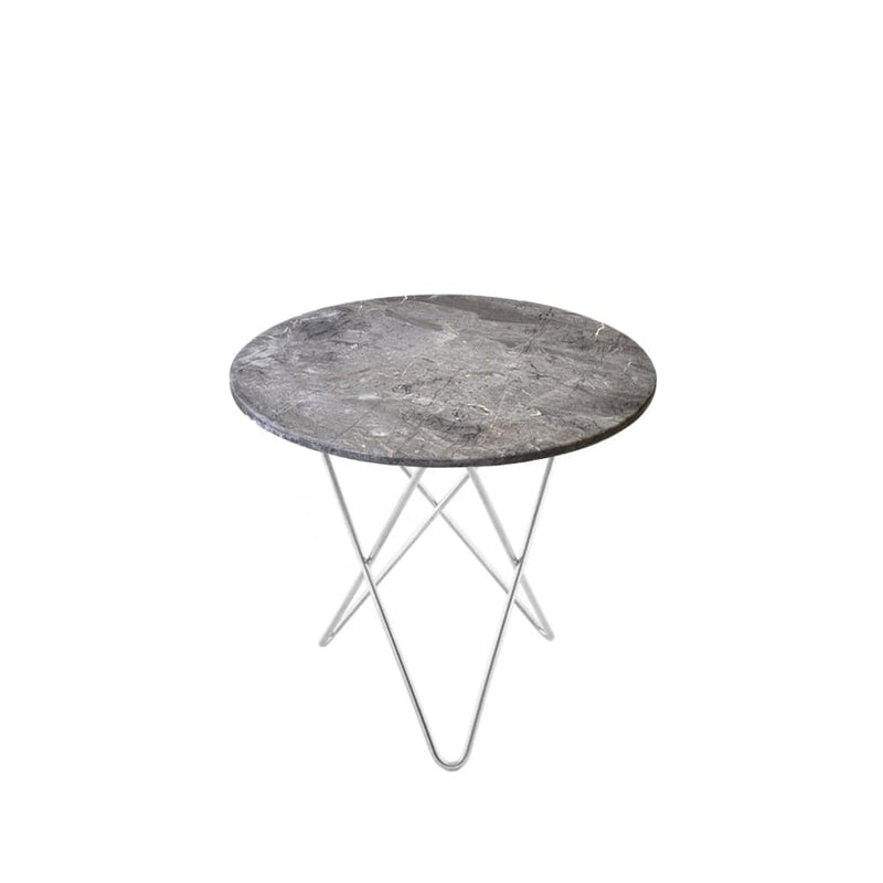 Se OX Denmarq Mini O Table sofabord Marmor grå, rustfrit understel ❤ Kæmpe udvalg i OX Denmarq ❤ Hurtig levering: 1 - 2 Hverdage samt billig fragt - Varenummer: NDN-527383-01 og barcode / Ean: &