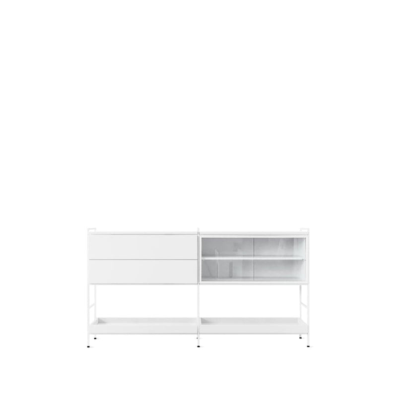 Se Zweed Molto medium sideboard hvid, 2 sektioner med vitrine ❤ Kæmpe udvalg i Zweed ❤ Hurtig levering: 1 - 2 Hverdage samt billig fragt - Varenummer: NDN-540689-01 og barcode / Ean: &