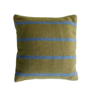 Se MOUD Home STRIPE pudebetræk 48x48 cm - olive/blå på tilbud! Billigt udsalg - Hurtig levering: 1-2 hverdage. Varenummer: BADE-47262847566163.