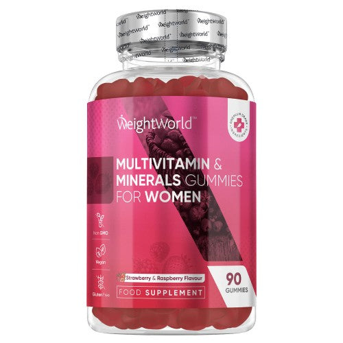 Se Multivitamin-vingummi til kvinder - Multivitaminer » Kæmpe udvalg i WeightWorld » Hurtig levering: 1 - 2 Hverdage samt billig fragt - Varenummer: WWDK-50277 og barcode / Ean: 5056128128398 på lager - Udsalg på Multivitaminer Spar op til 62% - Over 1312 kendte brands på udsalg