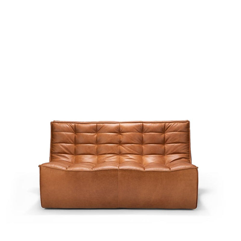 Se Ethnicraft N701 sofa 2-personers læder old saddle brown ❤ Kæmpe udvalg i Ethnicraft ❤ Hurtig levering: 1 - 2 Hverdage samt billig fragt - Varenummer: NDN-530645-01 og barcode / Ean: &