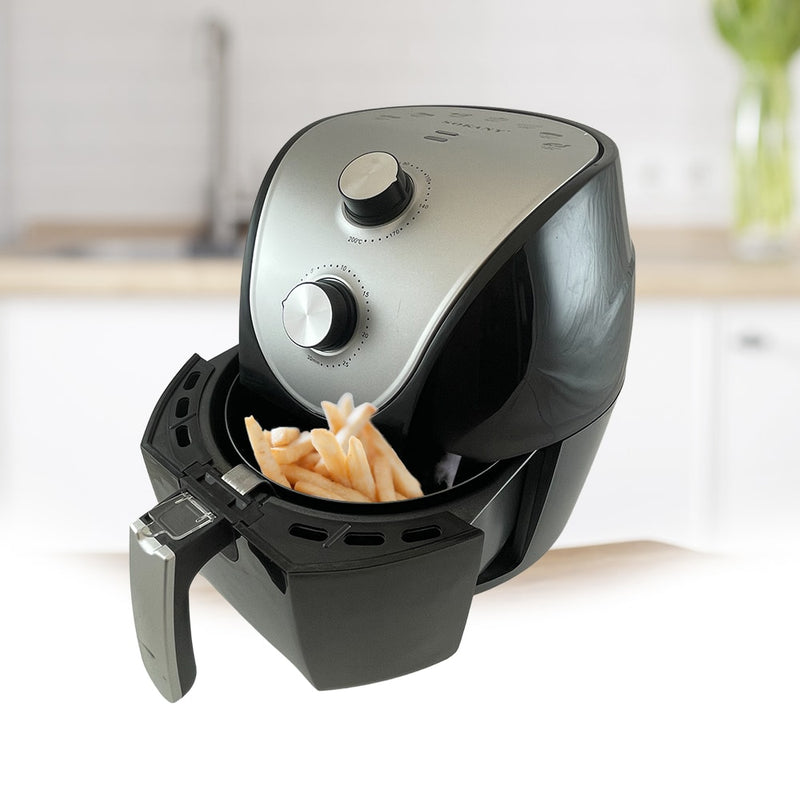 Airfryer 3.2 l. (fedtfattig: grille, bage, stege og friturestege)