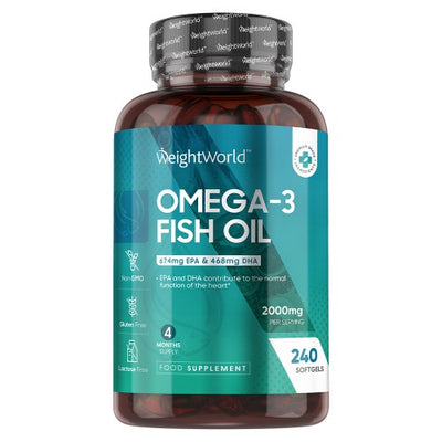 Se Omega 3 Fiskeolie Kapsler - Hjerte Helbred » Kæmpe udvalg i WeightWorld » Hurtig levering: 1 - 2 Hverdage samt billig fragt - Varenummer: WWDK-48097 og barcode / Ean: 5056128124017 på lager - Udsalg på Hjerte Helbred Spar op til 54% - Over 1312 kendte brands på udsalg