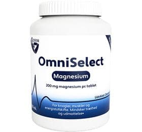 Se BioSym OmniSelect Magnesium 100 tab. ❤ Kæmpe udvalg i KopK ❤ Hurtig levering: 1 - 2 Hverdage samt billig fragt - Varenummer: HG-56121 og barcode / Ean: '5705380168818 på lager - Udsalg på Sundhed > Kosttilskud > BioSym Spar op til 55% - Over 1334 design mærker på udsalg