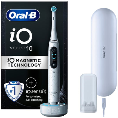 Se Oral-B iO 10 elektrisk tandbørste 387255 (hvid stjernestøv) ✔ Kæmpe udvalg i Oral-B ✔ Hurtig levering: 1 - 2 Hverdage samt billig fragt - Varenummer: ELG-775776 og barcode / Ean: '8700216387255 på lager - Udsalg på Elektrisk tandbørste Spar op til 59% - Over 857 kendte brands på udsalg