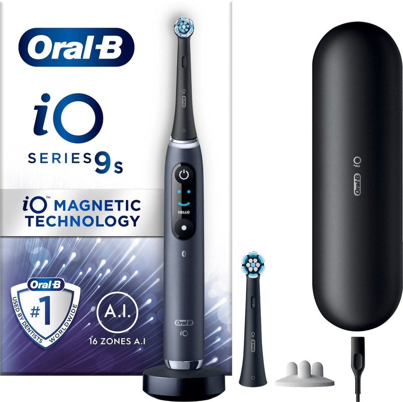 Se Oral-B iO 9s elektrisk tandbørste 387071 (sort onyx) ✔ Kæmpe udvalg i Oral-B ✔ Hurtig levering: 1 - 2 Hverdage samt billig fragt - Varenummer: ELG-775779 og barcode / Ean: &