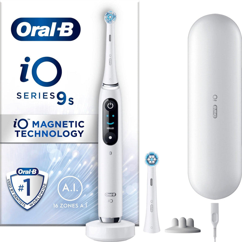 Se Oral-B iO 9s elektrisk tandbørste 387224 (hvid) ✔ Kæmpe udvalg i Oral-B ✔ Hurtig levering: 1 - 2 Hverdage samt billig fragt - Varenummer: ELG-775780 og barcode / Ean: &