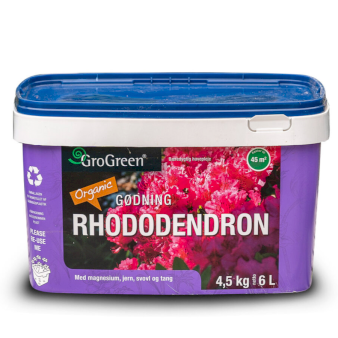 Se GroGreenÂ® Rhododendron NPK 6-2-5 + 1% Mg 6 liter ❤ Kæmpe udvalg i Plantetorvet ❤ Hurtig levering: 1 - 2 Hverdage samt billig fragt - Varenummer: PTT-97845 og barcode / Ean: på lager - Udsalg på Gødninger > Surbundsgødning Spar op til 62% - Over 1300 kendte brands på udsalg