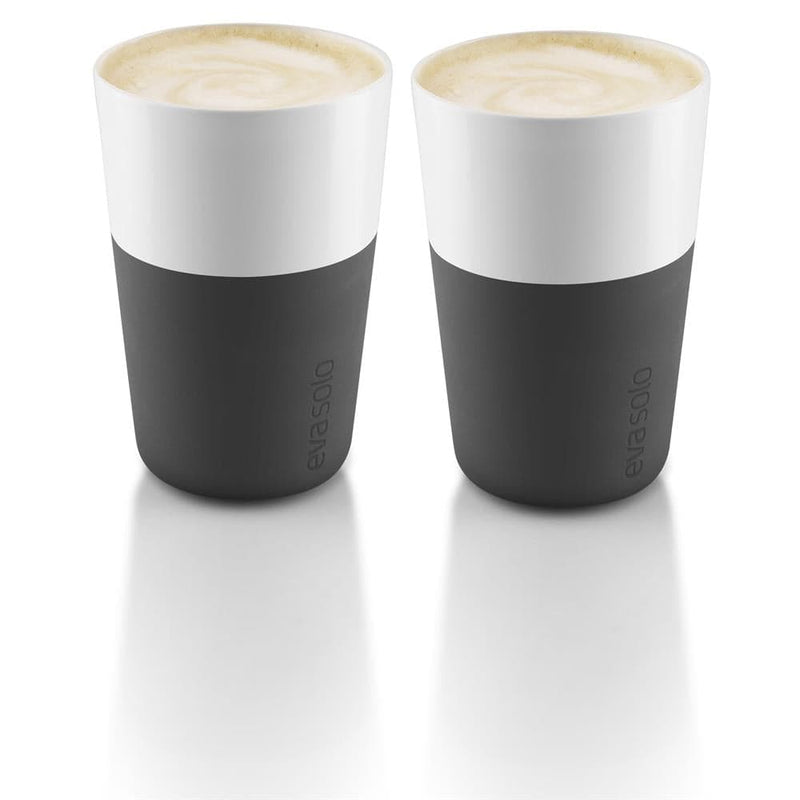 Se Eva Solo Eva Solo Cafe Latte krus 2-pak Black ✔ Kæmpe udvalg i Eva Solo ✔ Hurtig levering: 1 - 2 Hverdage samt billig fragt - Varenummer: NDN-15791-01 og barcode / Ean: &