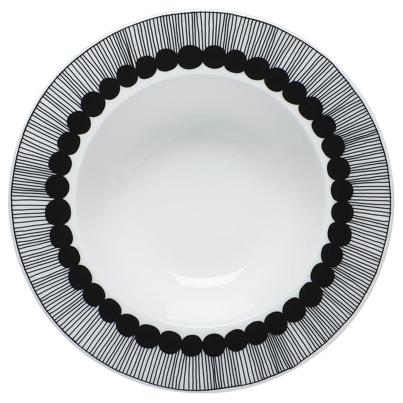 Se Marimekko Siirtolapuutarha dyb tallerken Ø 20 cm sort-hvid ✔ Kæmpe udvalg i Marimekko ✔ Hurtig levering: 1 - 2 Hverdage samt billig fragt - Varenummer: NDN-18007-01 og barcode / Ean: &