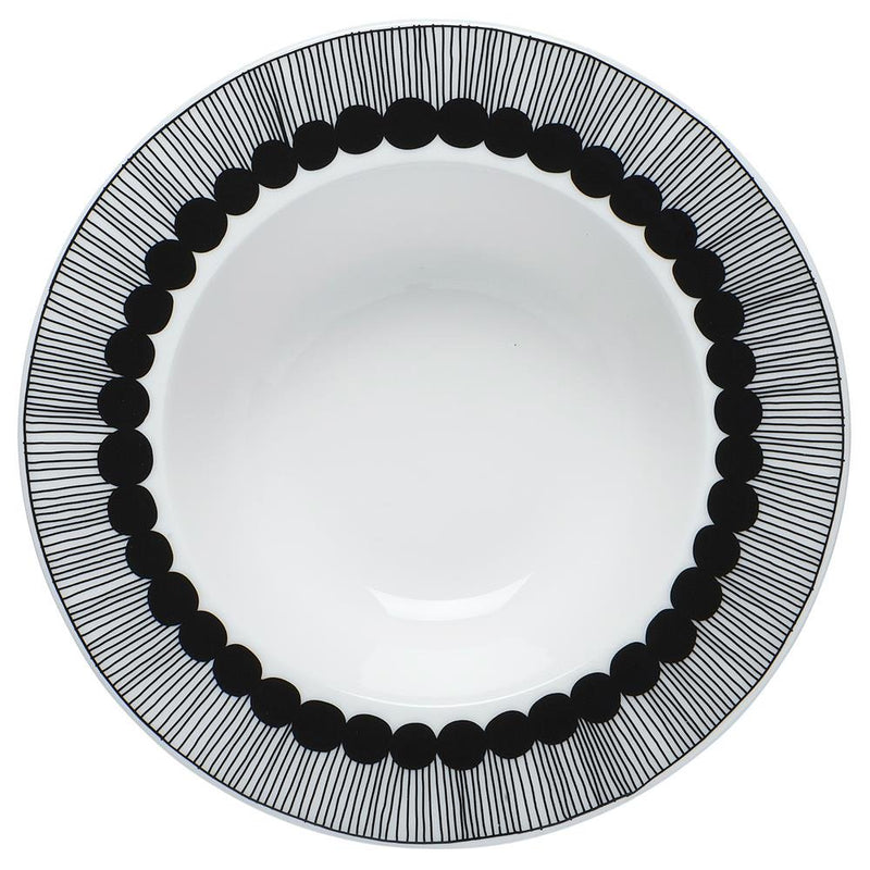 Se Marimekko Siirtolapuutarha dyb tallerken Ø 20 cm sort-hvid ✔ Kæmpe udvalg i Marimekko ✔ Hurtig levering: 1 - 2 Hverdage samt billig fragt - Varenummer: KTT-18007-01 og barcode / Ean: &