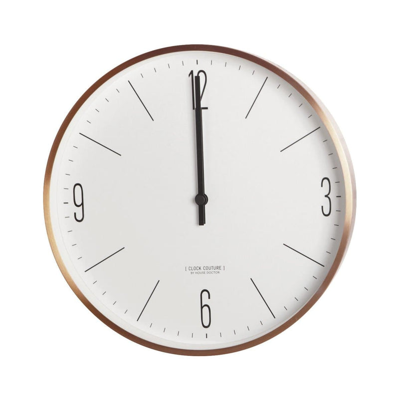 Se House Doctor Clock Couture vægur guld-hvid ✔ Kæmpe udvalg i House Doctor ✔ Hurtig levering: 1 - 2 Hverdage samt billig fragt - Varenummer: NDN-23740-01 og barcode / Ean: &