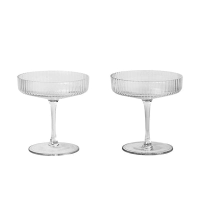 Se ferm LIVING Ripple champagneglas 2-pak klar ✔ Kæmpe udvalg i ferm LIVING ✔ Hurtig levering: 1 - 2 Hverdage samt billig fragt - Varenummer: NDN-29218-01 og barcode / Ean: '5704723010845 på lager - Udsalg på Home & Garden - Kitchen & Dining - Tableware - Drinkware - Stemware Spar op til 66% - Over 785 kendte brands på udsalg