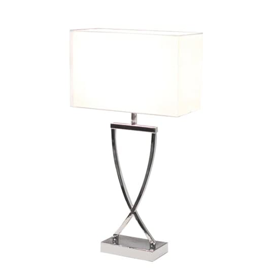 Se By Rydéns Omega bordlampe 52 cm krom-hvid ✔ Kæmpe udvalg i By Rydéns ✔ Hurtig levering: 1 - 2 Hverdage samt billig fragt - Varenummer: NDN-31567-02 og barcode / Ean: &