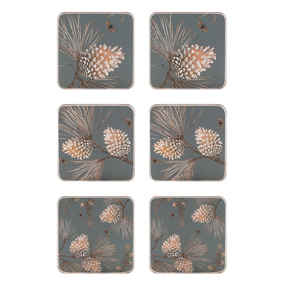 Se Åry Home Pine Cone glasbrikker 6-pak Moss grey ✔ Kæmpe udvalg i Åry Home ✔ Hurtig levering: 1 - 2 Hverdage samt billig fragt - Varenummer: NDN-31902-01 og barcode / Ean: '7340142703937 på lager - Udsalg på Home & Garden - Kitchen & Dining - Barware - Coasters Spar op til 63% - Over 1334 design brands på udsalg