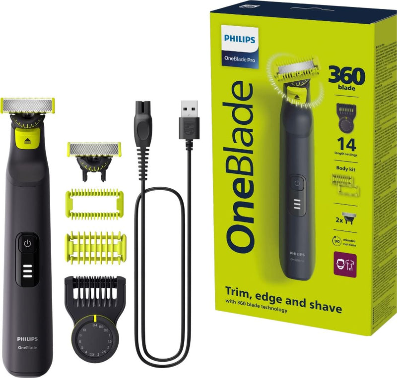 Philips OneBlade 360 ansigts- og kropstrimmer QP6542/15