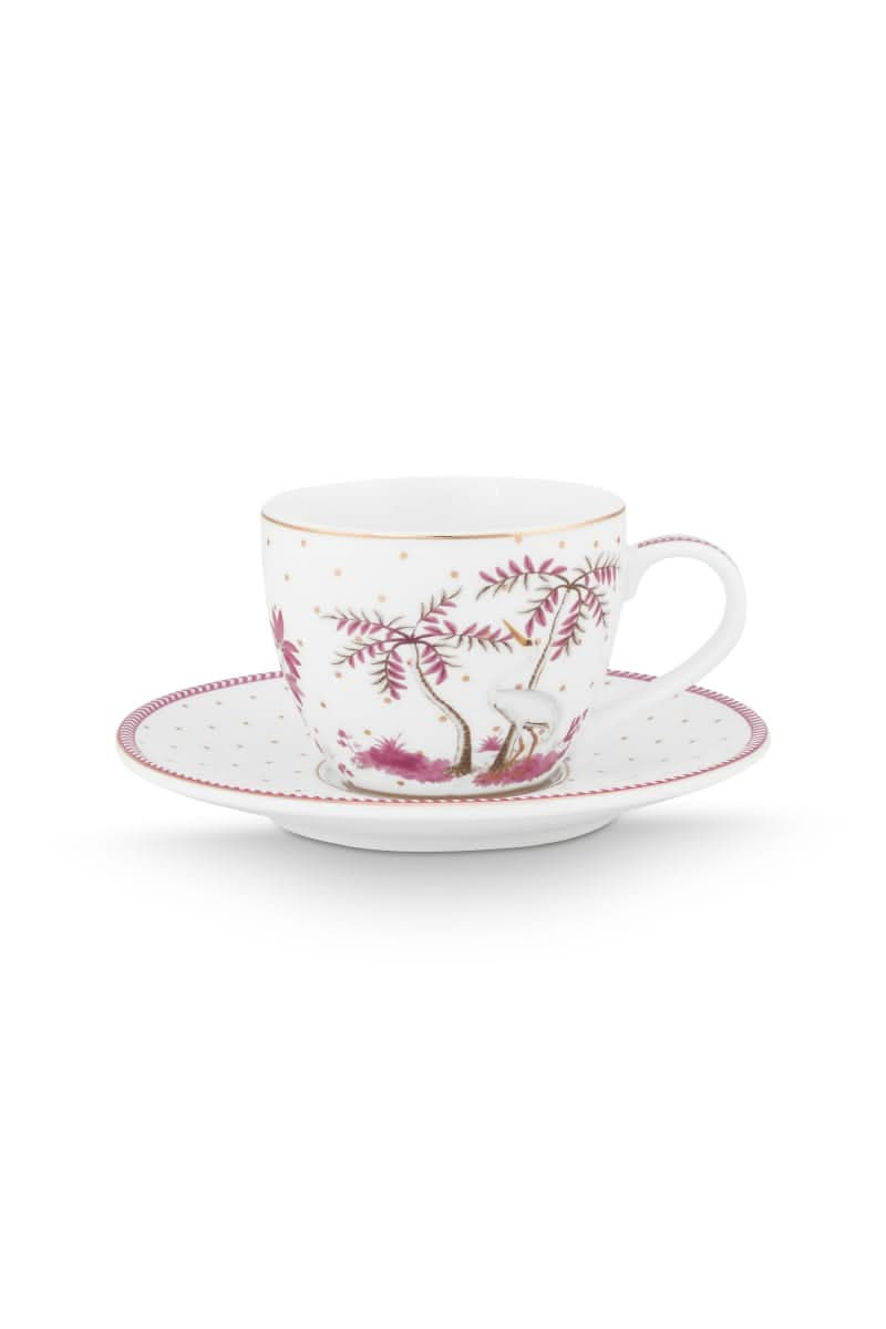 Se Pip Studio Espresso Cup & Saucer Jolie Dots Gold Pink 120ml på tilbud! Billigt udsalg - Køb online nu. Hurtig levering (1-2 hverdage) & billig fragt. Varenummer: CADEC-51.004.205. Spar op til 66%.