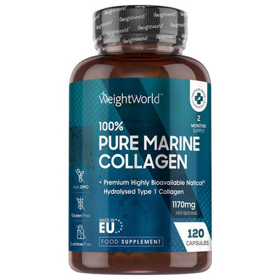 Se Marine Kollagen - Anti-ageing » Kæmpe udvalg i WeightWorld » Hurtig levering: 1 - 2 Hverdage samt billig fragt - Varenummer: STBDK-40580 og barcode / Ean: 5056128109540 på lager - Udsalg på Anti-ageing Spar op til 62% - Over 1312 kendte brands på udsalg