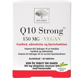 Se New Nordic Q10 Strong 150mg. Vegan - 30 stk. ❤ Kæmpe udvalg i New Nordic ❤ Hurtig levering: 1 - 2 Hverdage samt billig fragt - Varenummer: HG-45923 og barcode / Ean: '5021807006656 på lager - Udsalg på Sundhed > New Nordic > Q10 Spar op til 65% - Over 1334 design mærker på udsalg