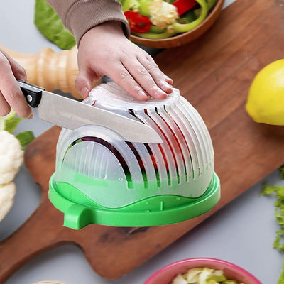 Se Quick Salad Maker - salatskærer skål 4-i-1 ✔ Kæmpe udvalg i  Satana ✔ Hurtig levering: 1 - 2 Hverdage samt billig fragt - Varenummer: STAA-3201 og barcode / Ean:  på lager - Udsalg på Køkkenudstyr Spar op til 62% - Over 1354 design mærker på udsalg