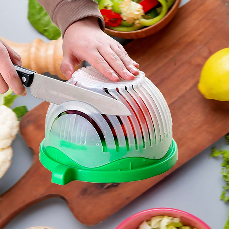 Quick Salad Maker - salatskærer skål 4-i-1