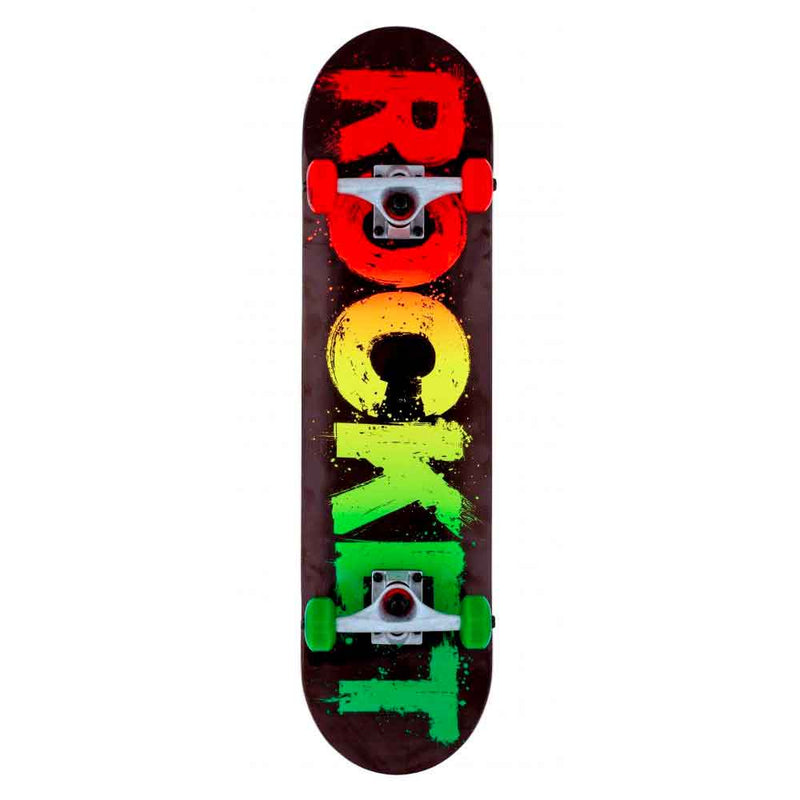 Se Rocket Skateboard Rasta Fade 8 x 31.5 8" ✔ Kæmpe udvalg i  Rocket ✔ Hurtig levering: 1 - 2 Hverdage samt billig fragt - Varenummer: JUCO-RKT-COM-1535 og barcode / Ean: &