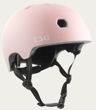 Se TSG Meta Letvægts Skaterhjelm Satin Macho Pink 48-51 cm ✔ Kæmpe udvalg i  TSG ✔ Hurtig levering: 1 - 2 Hverdage samt billig fragt - Varenummer: JUCO-75039-00-408 og barcode / Ean: '7640128777465 på lager - Udsalg på Hjelm Spar op til 54% - Over 1160 kendte mærker på udsalg