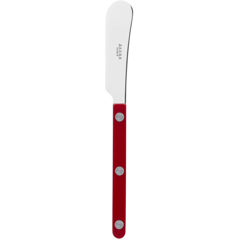 Se Sabre Paris Bistrot Solid smørkniv 14 cm, burgundy ✔ Kæmpe udvalg i Sabre Paris ✔ Hurtig levering: 1 - 2 Hverdage samt billig fragt - Varenummer: KTO-2346-025-0180 og barcode / Ean: &