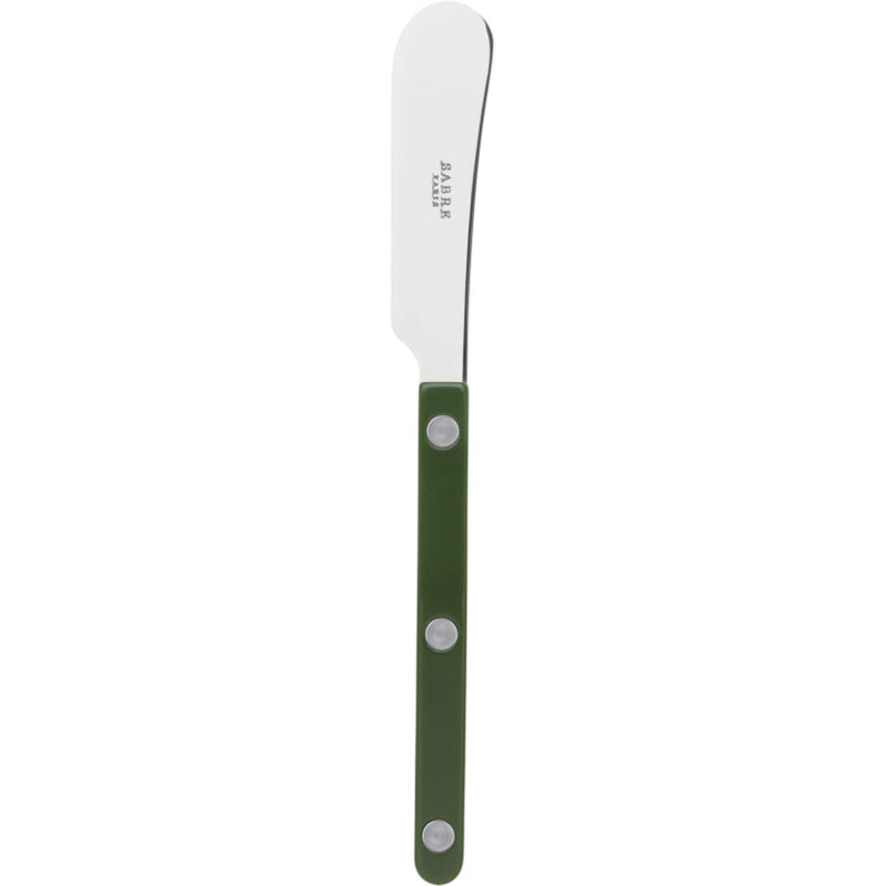 Se Sabre Paris Bistrot Solid smørkniv 14 cm, grøn ✔ Kæmpe udvalg i Sabre Paris ✔ Hurtig levering: 1 - 2 Hverdage samt billig fragt - Varenummer: KTO-2346-025-0004 og barcode / Ean: &