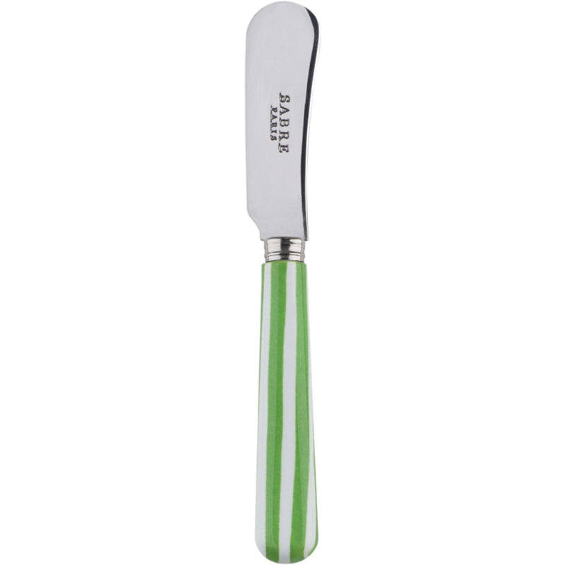 Se Sabre Paris Stripe smørkniv, garden green ✔ Kæmpe udvalg i Sabre Paris ✔ Hurtig levering: 1 - 2 Hverdage samt billig fragt - Varenummer: KTO-0736-025-0245 og barcode / Ean: &