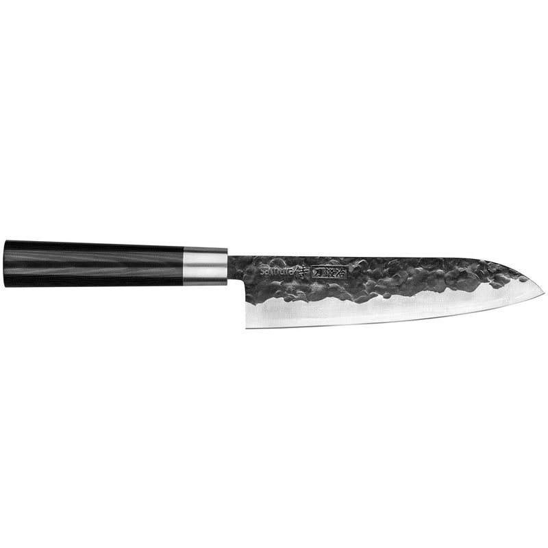 Se Samura Blacksmith santokukniv, 18 cm ✔ Kæmpe udvalg i Samura ✔ Meget billig fragt og hurtig levering: 1 - 2 hverdage - Varenummer: KTO-SBL-0095 og barcode / Ean: &