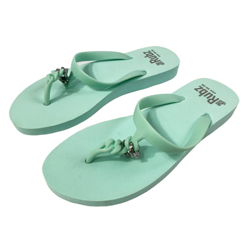 Se Klip klapper fra trendy âThe Rubzâ Unisex  -  Mint og Sølvmetal ✔ Kæmpe udvalg i  Satana ✔ Hurtig levering: 1 - 2 Hverdage samt billig fragt - Varenummer: STAA-149091 og barcode / Ean:  på lager - Udsalg på Sandaler > TØJ & SKO Spar op til 64% - Over 1354 kendte mærker på udsalg