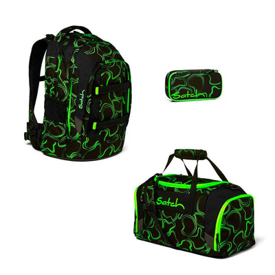 Se Satch Pack Skoletaske 30L Green Supreme 3 dele 30L ✔ Kæmpe udvalg i  Satch ✔ Hurtig levering: 1 - 2 Hverdage samt billig fragt - Varenummer: JUCO-SAT-SIN-001-9SG_bundle og barcode / Ean:  på lager - Udsalg på Skoletaske Spar op til 51% - Over  785 kendte brands på udsalg