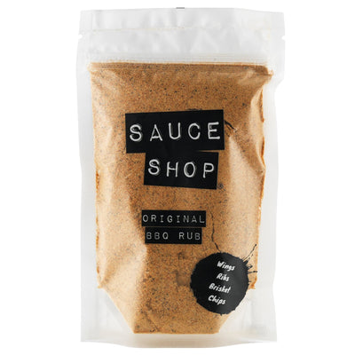 Se Sauce Shop BBQ Rub Original 150 g ✔ Kæmpe udvalg i Sauce Shop ✔ Hurtig levering: 1 - 2 Hverdage samt billig fragt - Varenummer: KTO-SS1013 og barcode / Ean: '5060604010398 på lager - Udsalg på Krydderi Spar op til 65% - Over 1150 kendte brands på udsalg