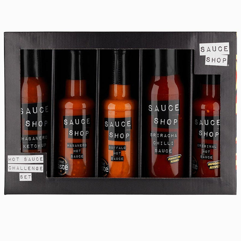 Se Sauce Shop Hot Sauce Challenge Gavesæt ✔ Kæmpe udvalg i Sauce Shop ✔ Meget billig fragt og hurtig levering: 1 - 2 hverdage - Varenummer: KTO-SS1016 og barcode / Ean: &