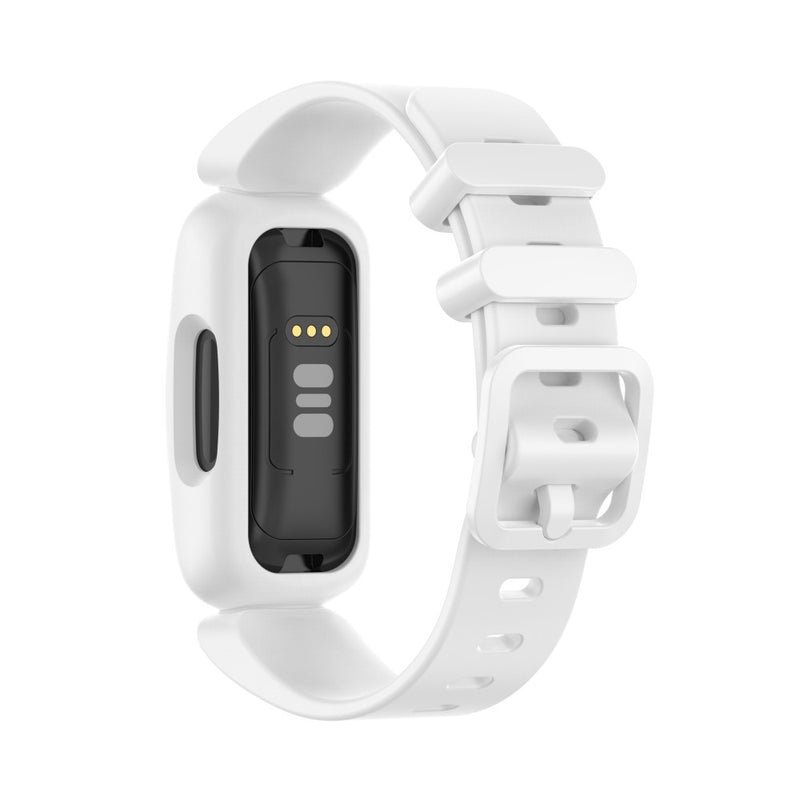 Fitbit Inspire 2/Ace 3 - TPE Gummi urrem - Str. L - Hvid