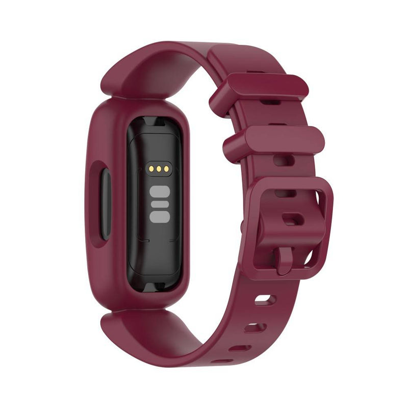 Fitbit Inspire 2/Ace 3 - TPE Gummi urrem - Str. L - Vinrød