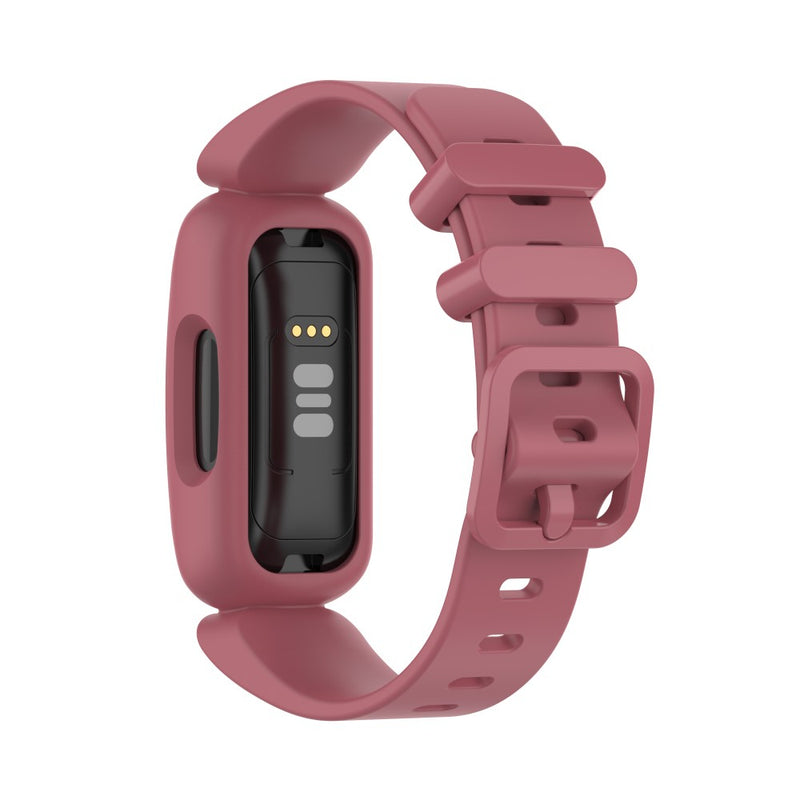 Fitbit Inspire 2/Ace 3 - TPE Gummi urrem - Str. L - Melonrød