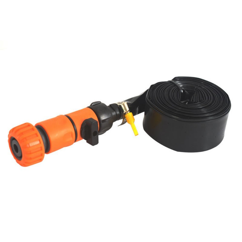 Sprinkler til trampolin / Have - Sort/Orange - 12 meter