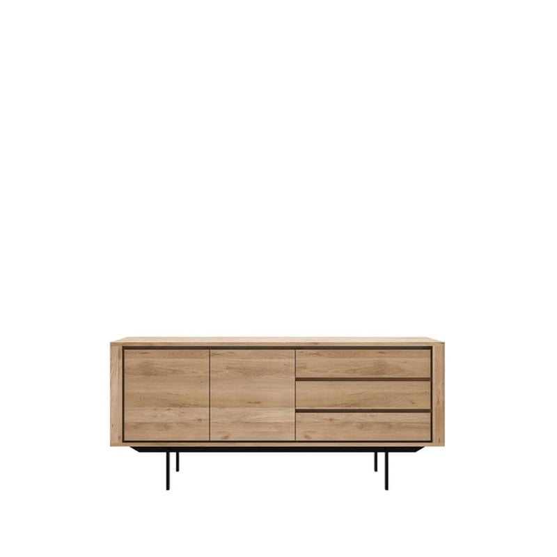 Se Ethnicraft Shadow sideboard Eg/Wax oil 2 låger-3 skuffer ❤ Kæmpe udvalg i Ethnicraft ❤ Hurtig levering: 1 - 2 Hverdage samt billig fragt - Varenummer: NDN-564495-01 og barcode / Ean: &