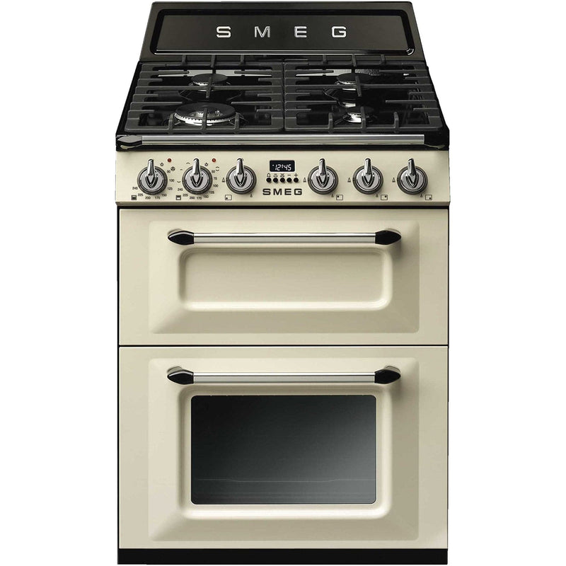 Se Smeg 60cm Victoria Gaskomfur med 2 Ovne, Creme ✔ Stort online udvalg i Smeg ✔ Hurtig levering: 1 - 2 Hverdage samt billig fragt - Varenummer: KTO-TR62P og barcode / Ean: &