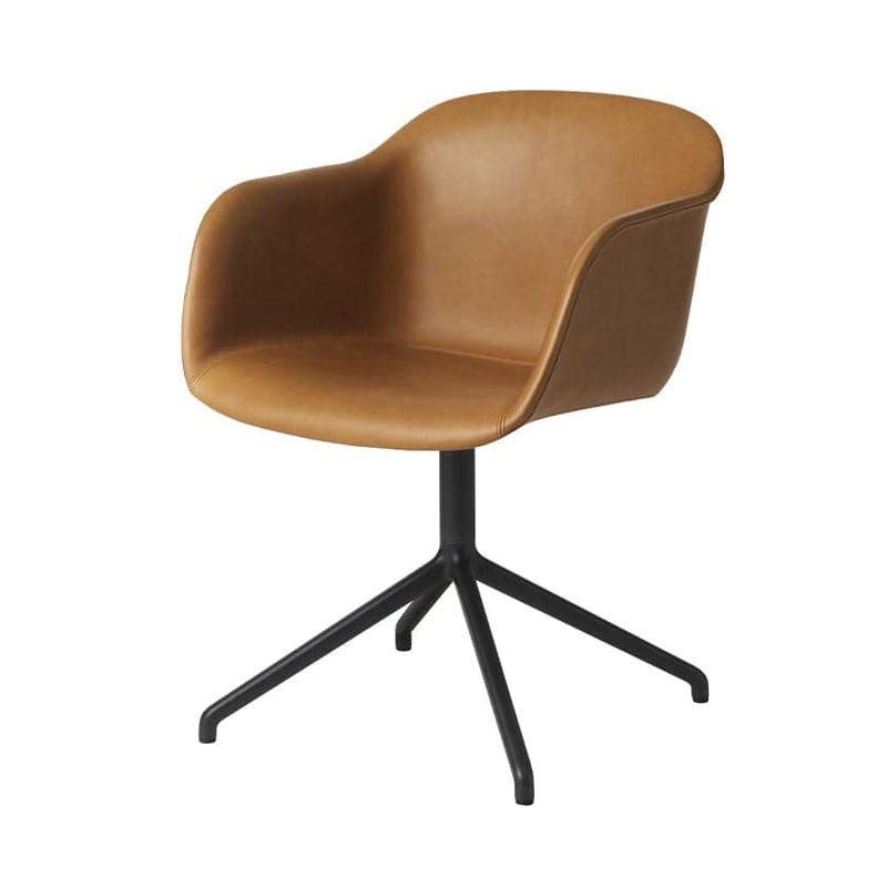 Se Muuto Fiber armchair drejebase kontorstol cognac, sort understel ❤ Kæmpe udvalg i Muuto ❤ Hurtig levering: 1 - 2 Hverdage samt billig fragt - Varenummer: NDN-544533-01 og barcode / Ean: &